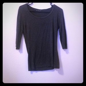 Gray Half Sleeve Shirt